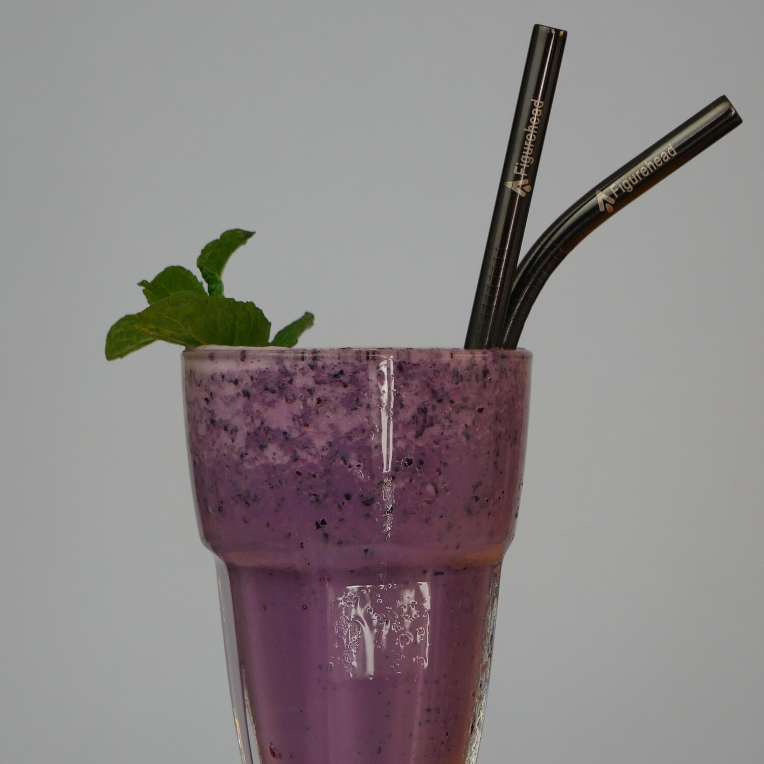 Black Metal Straws