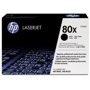 HP 80X toner (~6900 pages)