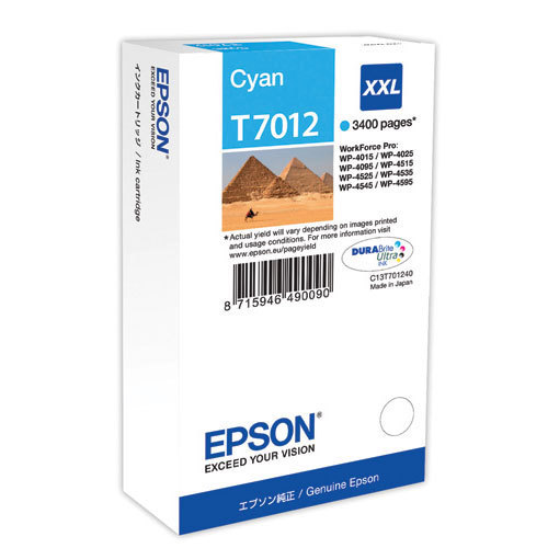 EPSON T7012 XXL Cyan Ink
