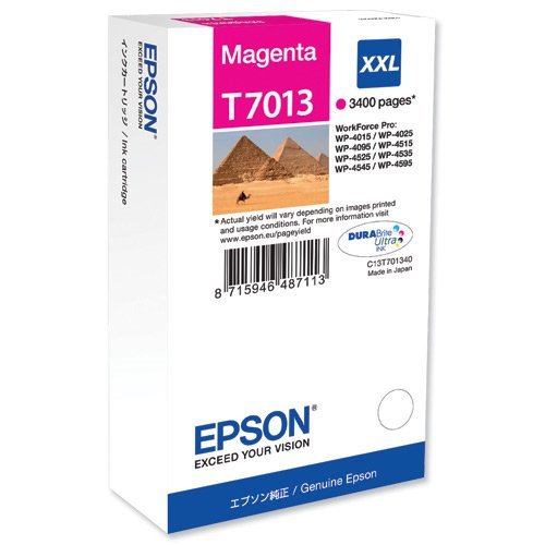 EPSON T7013 XXL Magenta Printer Ink