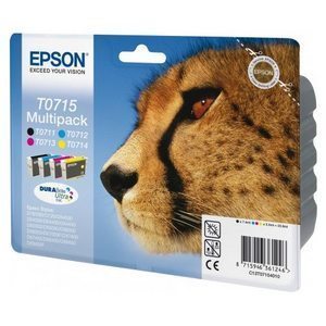 Epson T0715 Combo Pack (Black, Cyan, Yellow, Magenta)