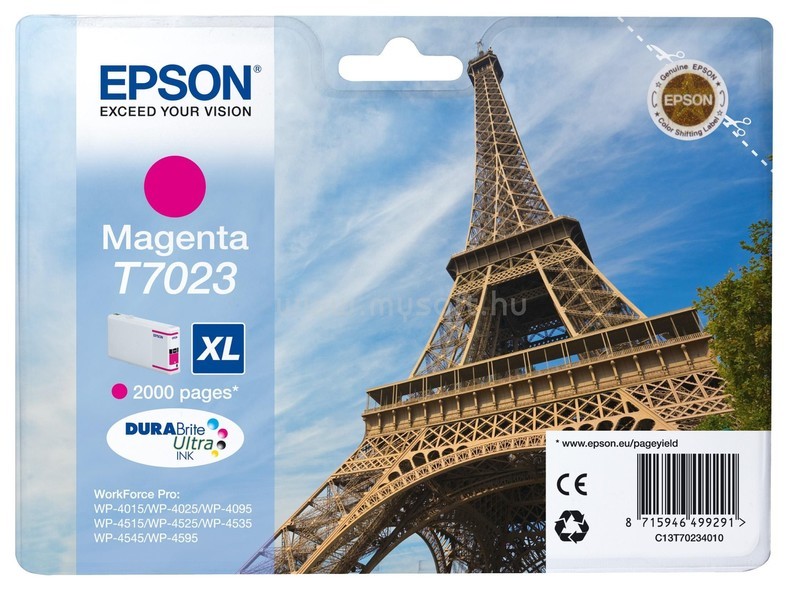 EPSON T7023XL Magenta Printer Ink