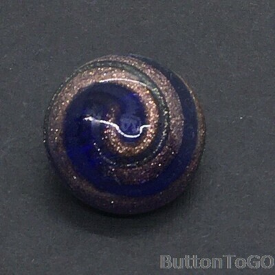 glass button, spiral overlay