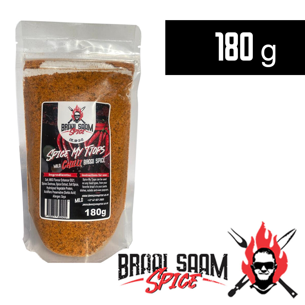 Spice My Tjops BBQ Chilli Mild 180g