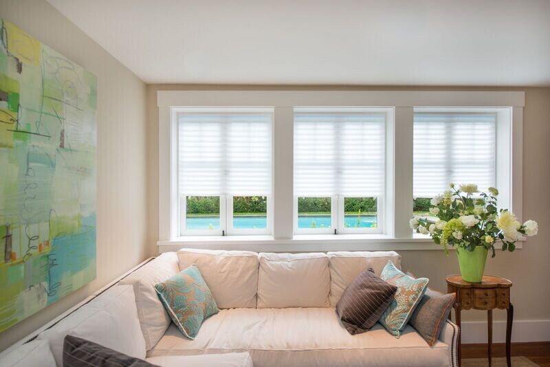 Redi Shade Temporary Window Blinds, light filtering White