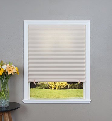 Redi Shade Temporary Paper Blinds, Light Filtering Natural Paper