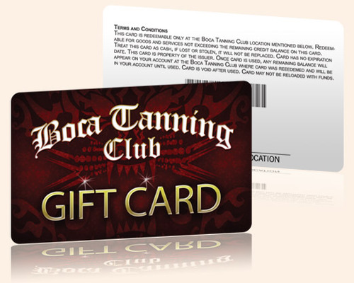 Boca Tanning Club Pompano Beach GIFT CARDS