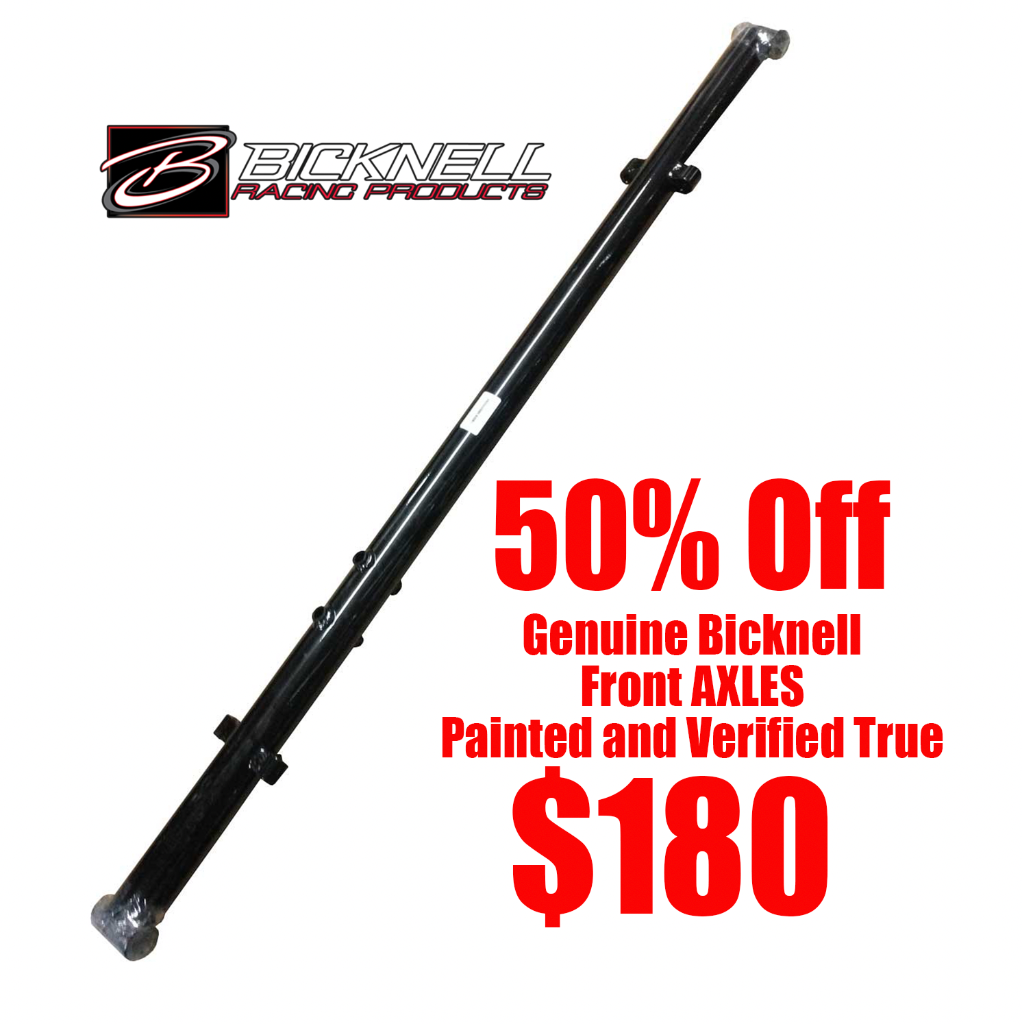 Genuine Bicknell High Camber Front Axle