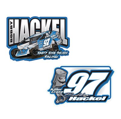 KillerCrate / Hackel 97 Window Stickers