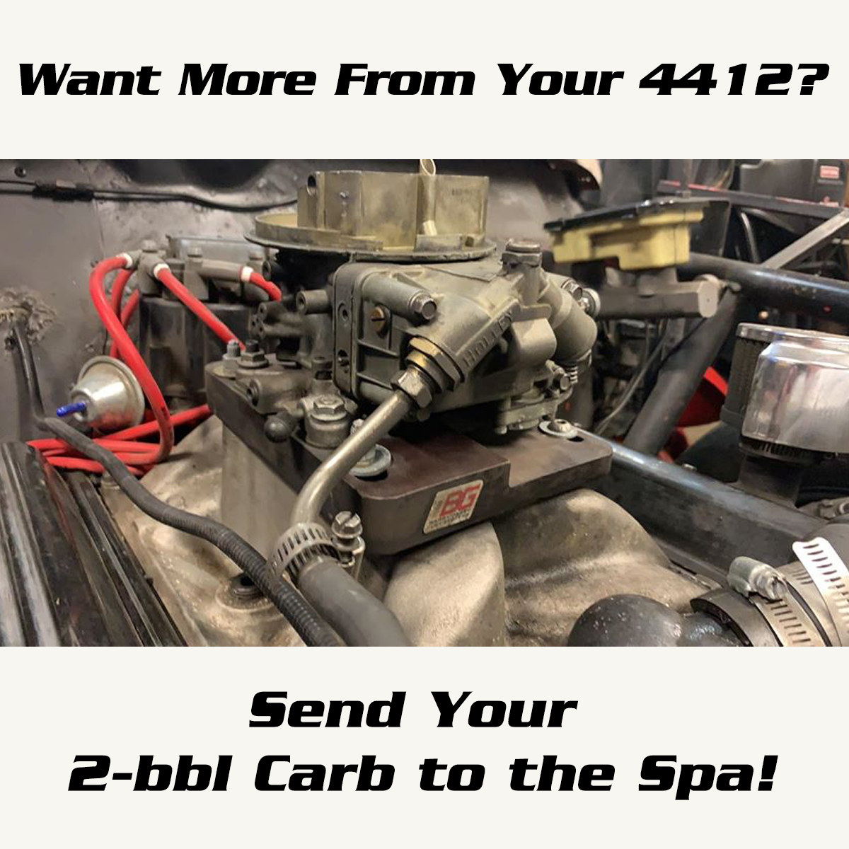2bbl Holly 4412 Carb Spa and Rebuild