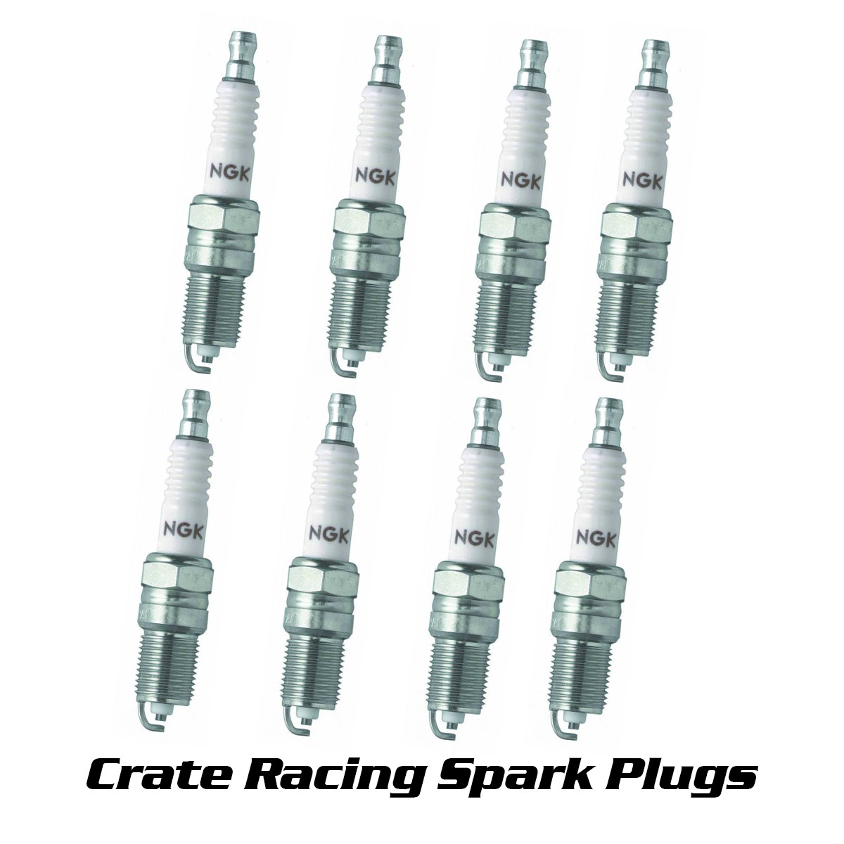 602 Crate (Pre Gapped) Crate Racing Spark Plugs - NGK R5724-8