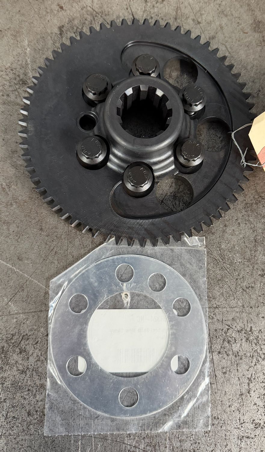 Bert 602 Crate Externally Balanced Flywheel with Bolts &amp; Shim