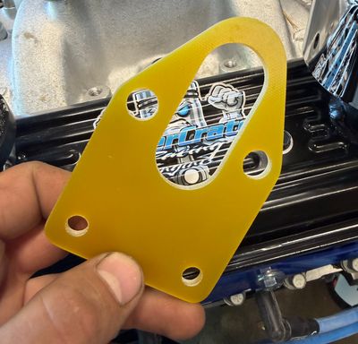 Heat Insulated Composite Fuel Pump Plate