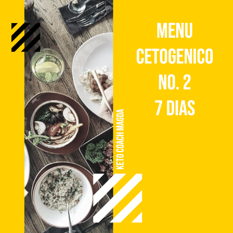 Corrección - para volver a cetosis. Menú #2