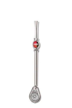 Bombilla de Acero Inoxidable Cucharita Rosamonte