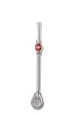 Bombilla de Acero Inoxidable Cucharita Rosamonte