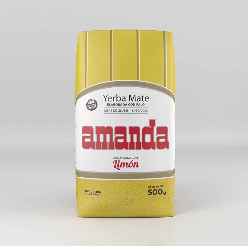 Yerba Mate Amanda Limón 500 Gr.