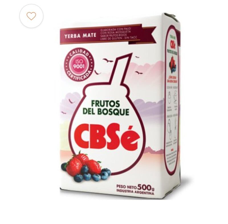 Yerba Mate CBSe - Frutos del Bosque
