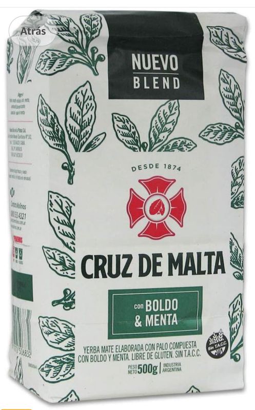 Cruz de Malta c/BOLDO y MENTA.