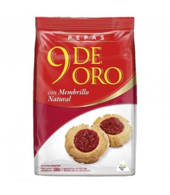 Pepas c/ membrillo natural.