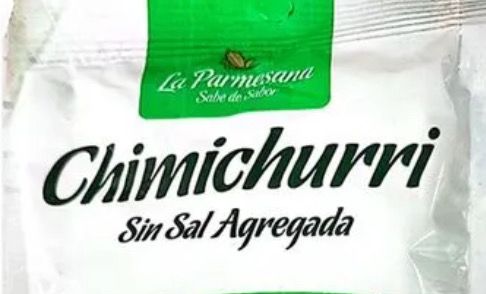 Chimichurri S/ agregado de sal. AR