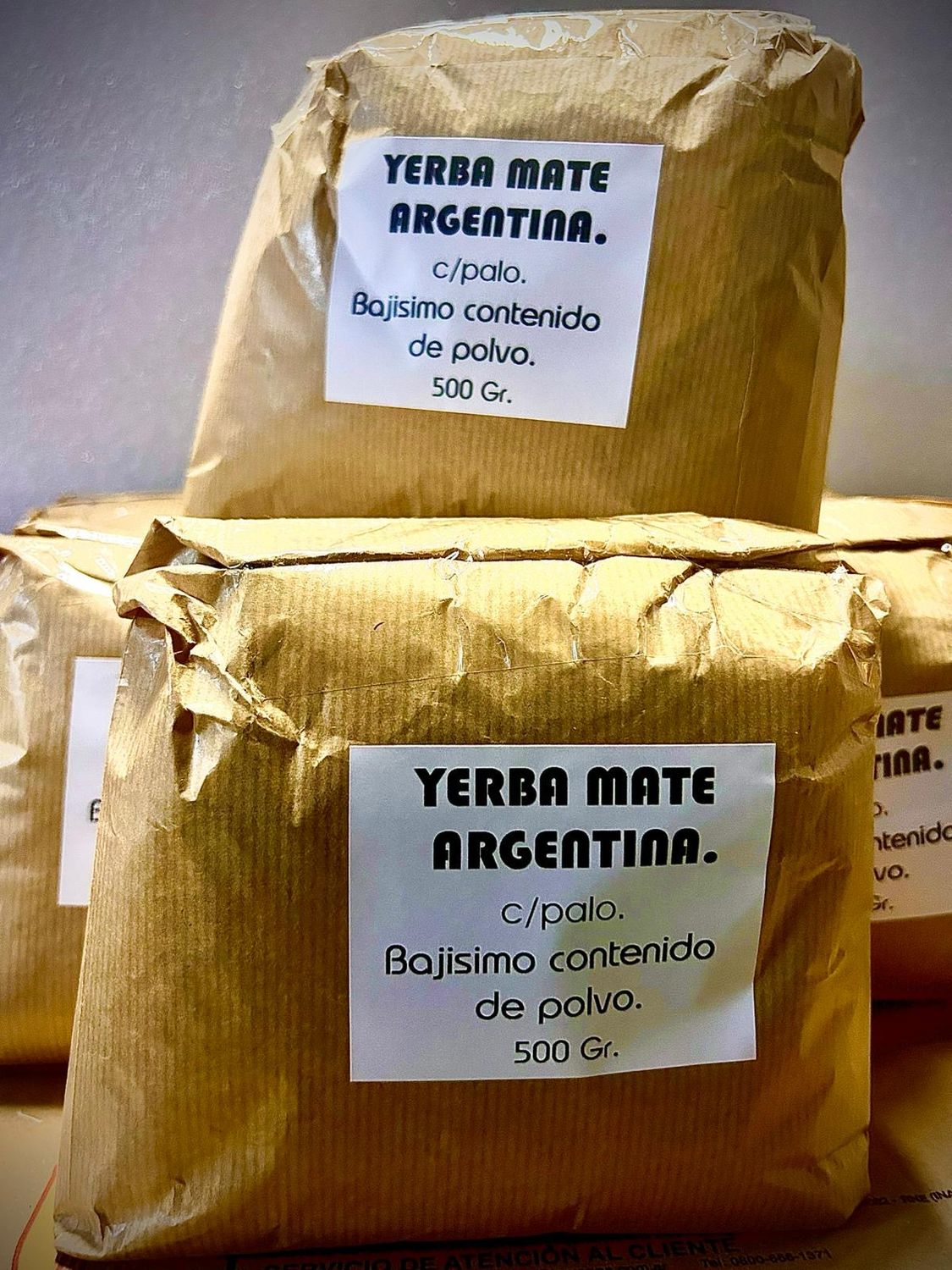 Yerba Mate Bajísimo contenido de Polvo.