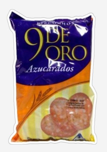 Bizcochitos 9 de Oro Azucaradas