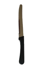 2323 CUCHILLO mango de plastico punta redonda/סכין ידית פלסטיק