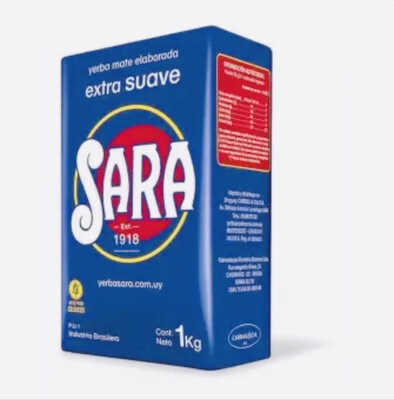 Yerba Mate Sara 1 kg.