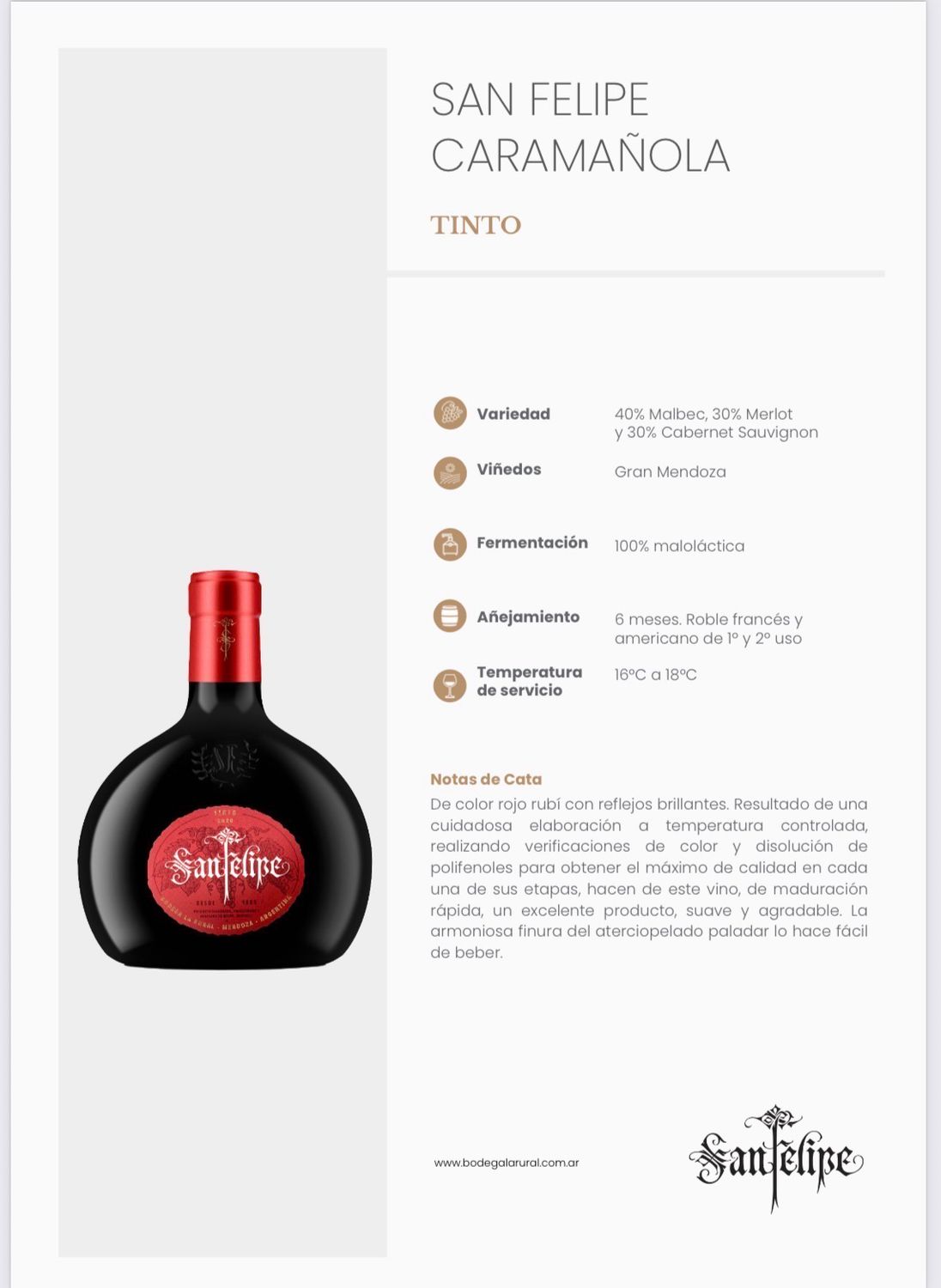 Vinos San Felipe 750 ml