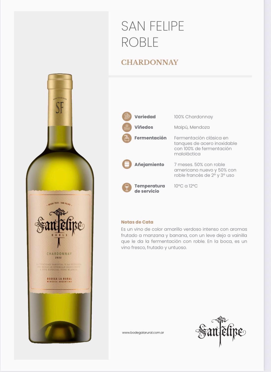 Vinos San Felipe 750ml