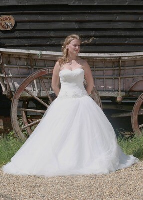 Drop Waist Tulle Wedding Dress | Sample Sale Size 8 Drop Waist Tulle Wedding Dress | Sample Sale Size 8