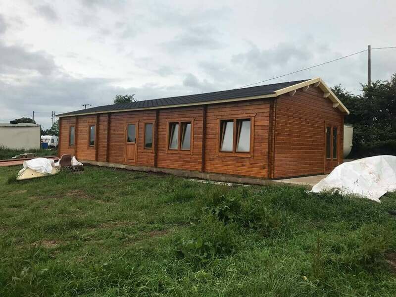 The Johnson 15 x 6.0m  68mm Log Cabin