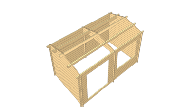 The Plumb | Log Cabin | 5.0 x 3.0m |