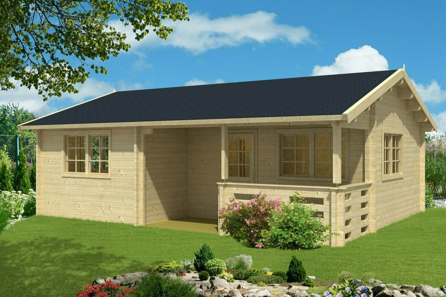 Log Cabins For Sale UK FALUN C 7.8x6.0m