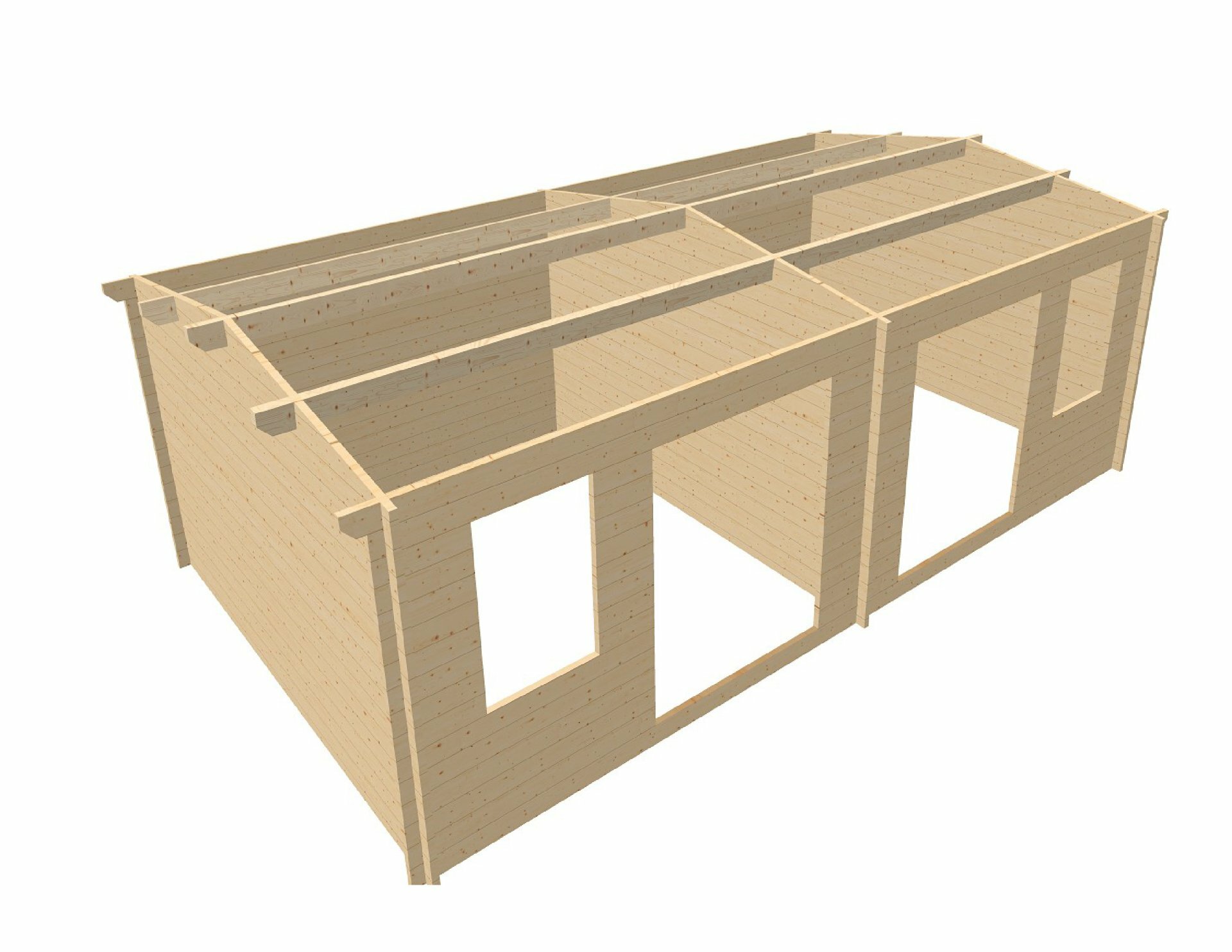 Danni | Multi Room | Log Cabin 7.0 x 4.0m | 44mm