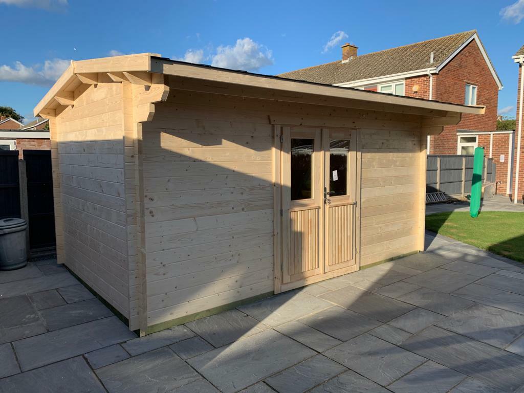 Mcneil Log Cabin | 44mm or 68mm Logs | 4.9 x 3.1m | Garden Building | Bespoke Range