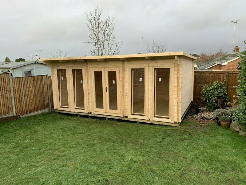 Fletcher | 6 x 3.8m | 44mm or 68mm Logs | Bespoke Range