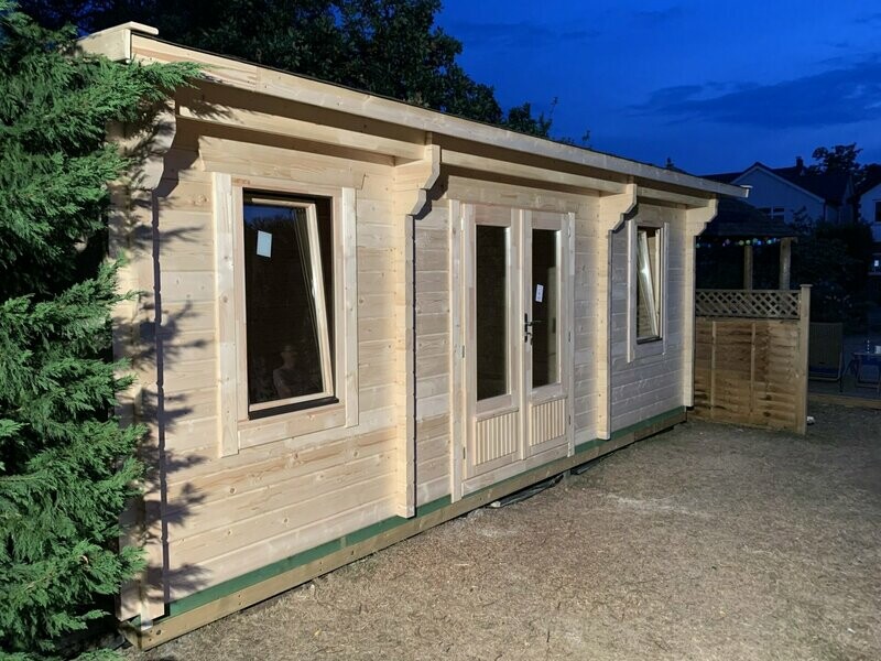 Savage Log Cabin | 44 or 68mm Logs | 6.0 x 4.0m | Multi Room | Bespoke Range