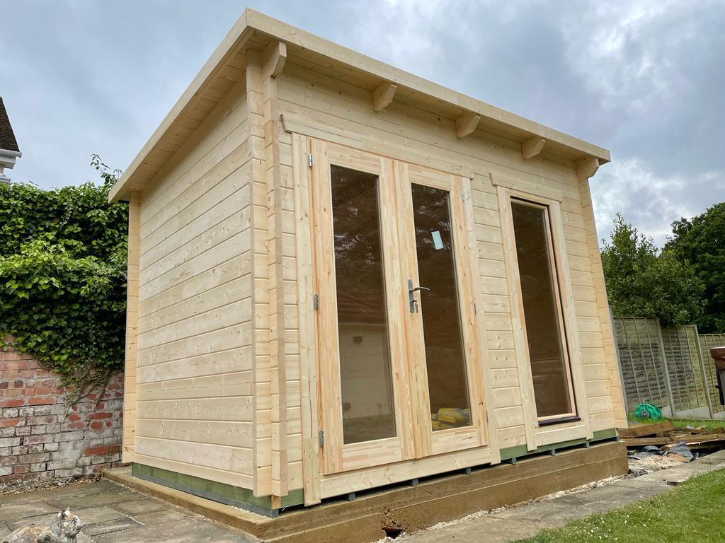 Prichard Log Cabin | 44 or 68mm Logs | 3.5 x 2.5m | Standard Range