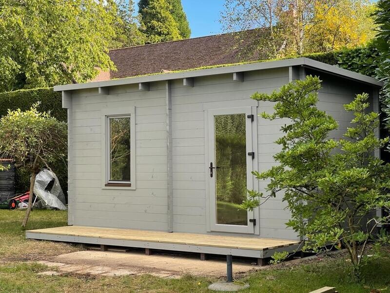 Sanjay Log Cabin | 44mm Logs | 4.3 x 4.0m | Bespoke Range