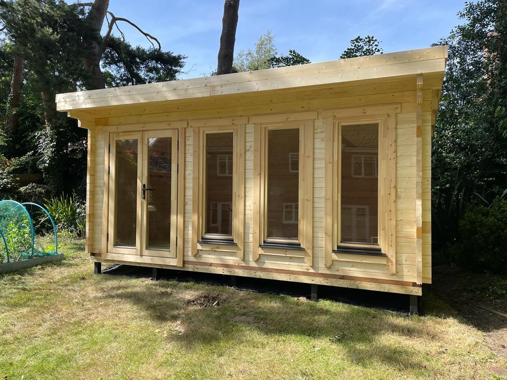 Sarah Log Cabin | 44mm or 68mm Logs | 5.0 x 3.5m Garden Building | Bespoke Range