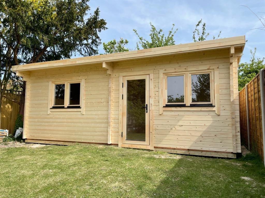 Keyte Log Cabin | 44mm or 68mm Logs | 7.0 x 3.5m Garden Building | Bespoke Range | MULTI ROOM
