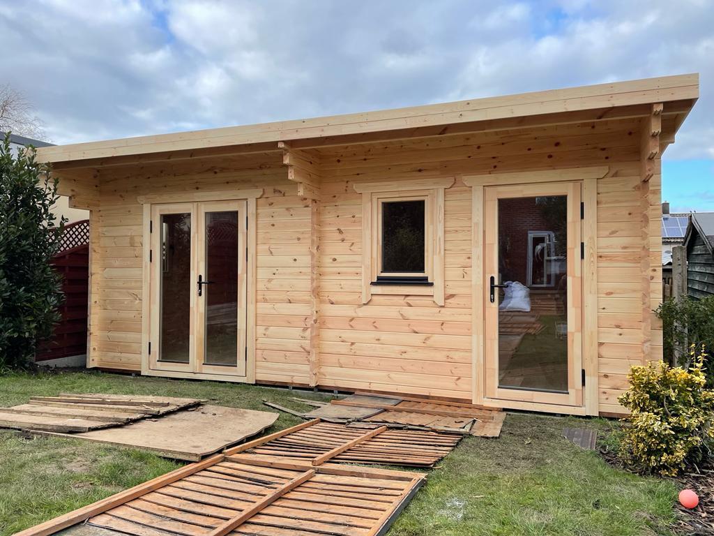 Defeo Log Cabin |  44mm or 68mm Logs | 6.0 x 3.0m Garden Building | Bespoke Range | MULTI ROOM
