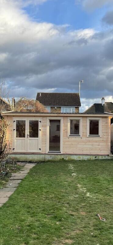 Evans Log Cabin | 68mm Logs | 6.0 x 5.0m | Bespoke Range