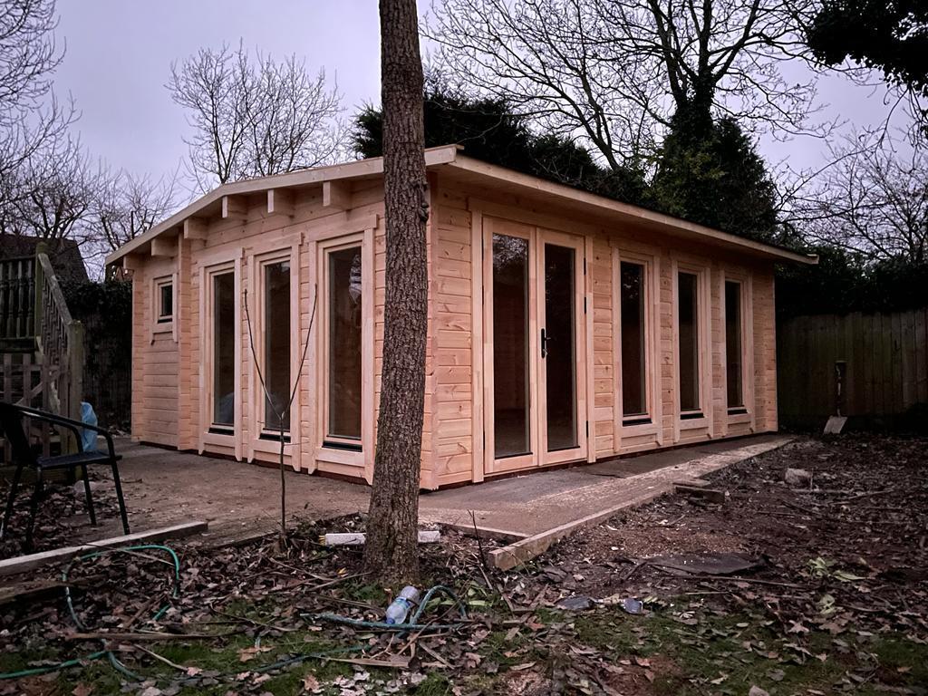 Fleetwood Log Cabin |  68mm Logs | 5.0 x 5.0m