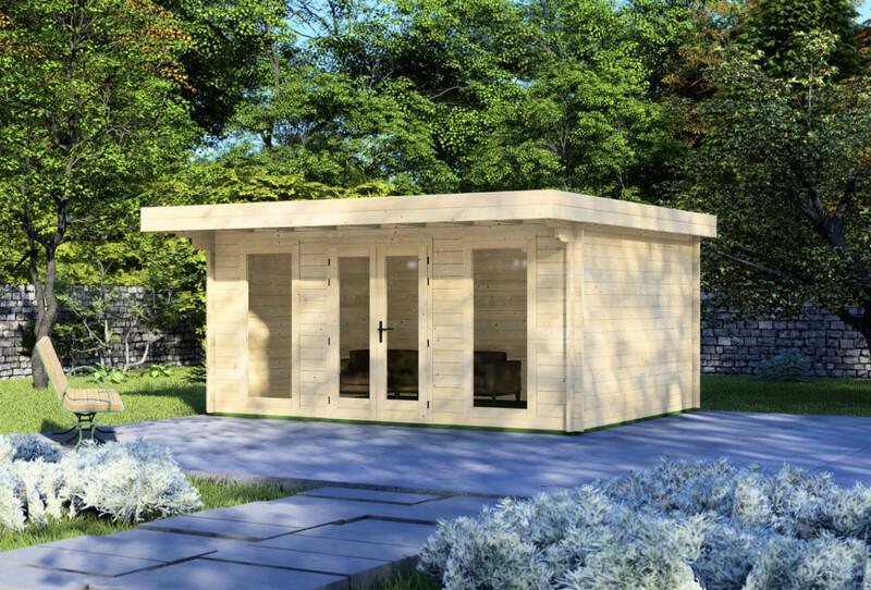 The Legend Log Cabin | 44mm Logs | 4.8 x 3.6m | Standard Range