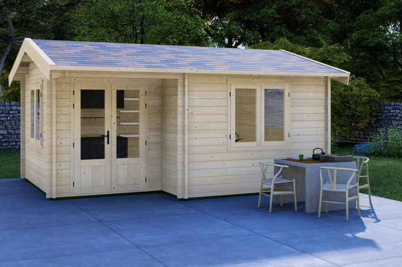 Tiffany Log Cabin | 44mm or 68mm Logs | 5.0 x 4.0m | Standard Range