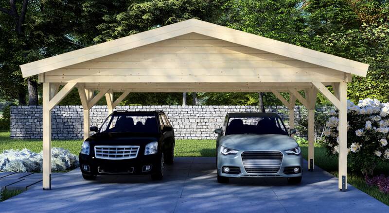 Garage 11 Log Cabin | 44mm | 5.95 x 5.95m | Standard Range
