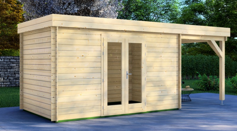 Boyd Log Cabin | 28mm Logs | 4.0 x 2.5m +can 2.0 x 2.95m | Standard Range
